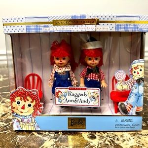 Raggedy Ann & Andy Kelly and Tommy doll set